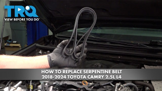 How to Replace Serpentine Belt 2018-2024 Toyota Camry 25L L4
