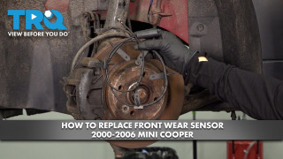 How to Replace Front Brake Pad Wear Sensor 2000-2006 Mini Cooper