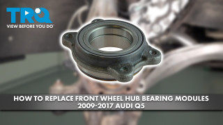 How to Replace Font Wheel Bearing Hub Modules 2009-2017 Audi Q5