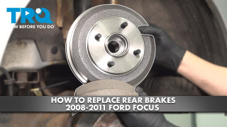 How to Replace Rear Brakes 2008-2011 Ford Focus