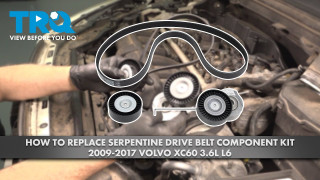 How to Replace Serpentine Drive Belt Component Kit 2009-2017 XC60 36L L6