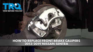 How to Replace Front Brake Calipers 2013-2019 Nissan Sentra
