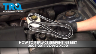 How to Replace Serpentine Belt 2003-2014 Volvo XC90