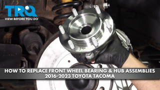 How to Replace Front Wheel Bearing  Hub Assemblies 2016-2023 Toyota Tacoma