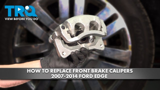 How to Replace Front Brake Calipers 2007-2014 Ford Edge