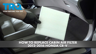 How to Replace Cabin Air Filter 2012-2016 Honda CR-V