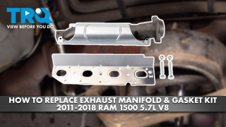 How to Replace Exhaust Manifold  Gasket Kit 2011-2018 Ram 1500 57L V8