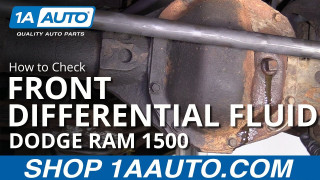 How to Check Front Differential Fluid 1994-2002 Dodge Ram 1500 1A Auto