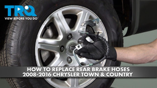 How to Replace Rear Brake Hoses 2008-2016 Chrysler Town  Country