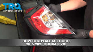 How to Replace Tail Lights 2016-2021 Honda Civic