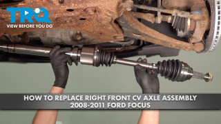 How to Replace Right Front CV Axle Assembly 2008-2011 Ford Focus