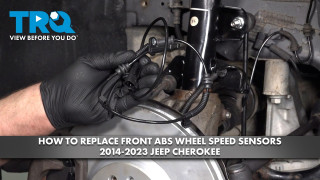 How to Replace Front ABS Wheel Speed Sensors 2014-2023 Jeep Cherokee