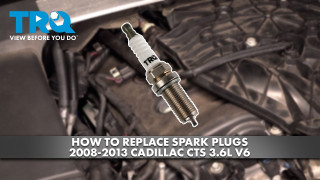 How to Replace Spark Plugs 2008-2013 Cadillac CTS 36L V6