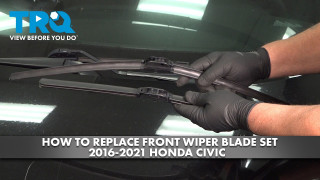 How to Replace Front Wiper Blade Set 2016-2021 Honda Civic