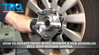 How to Replace Front Wheel Bearing  Hub Assemblies 2013-2019 Nissan Sentra