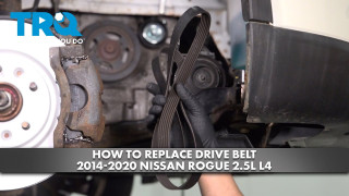 How to Replace Drive Belt 2014-2020 Nissan Rogue 25L L4
