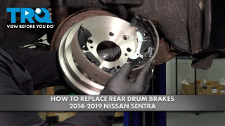 How to Replace Rear Drum Brakes 2014-2019 Nissan Sentra