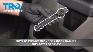 How to Replace Glove Box Door Damper 2015-2020 Ford F-150