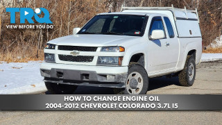 How to Change Engine Oil 2004-2012 Chevrolet Colorado 37L I5