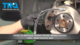 How to Replace Front Brake Hoses 2001-2009 Volvo S60