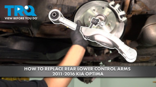 How to Replace Rear Lower Control Arms 2011-2016 Kia Optima