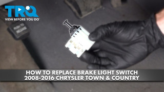 How to Replace Brake Light Switch 2008-2016 Chrysler Town  Country