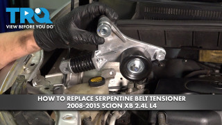 How to Replace Serpentine Belt Tensioner 2008-2015 Scion xB 24L L4