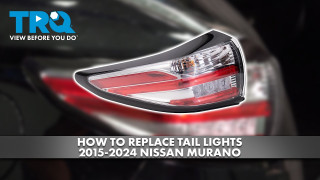 How to Replace Tail Lights 2015-2024 Nissan Murano