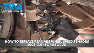 How to Replace Rear ABS Wheel Speed Sensors 2008-2011 Ford Focus