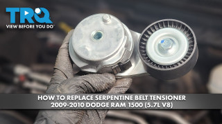 How to Replace Serpentine Belt Tensioner 2009-2010 Dodge Ram 1500 57L V8
