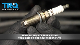 How to Replace Spark Plugs 2009-2010 Dodge Ram 1500 57L V8