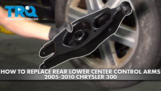 How to Replace Rear Lower Center Control Arms 2005-2010 Chrysler 300