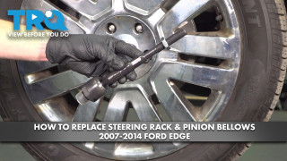 How to Replace Steering Rack  Pinion Bellow 2007-2014 Ford Edge