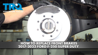 How to Replace Front Brakes 2017-2022 Ford F-250 Super Duty