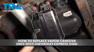 How to replace Vapor Canister 2003-2025 Chevrolet Express 2500