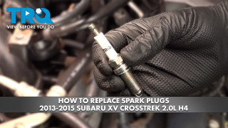 How to Replace Spark Plugs 2013-2015 Subaru XV Crosstrek 20L H4
