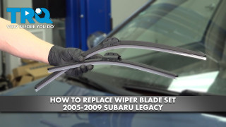 How to Replace Front Wiper Blade Set 2005-2009 Subaru Legacy