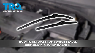 How to Replace Front Wiper Blades 2016-202 Kia Sorento