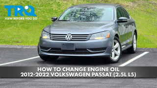 How to Change Engine Oil 2012-2022 Volkswagen Passat 25L L5