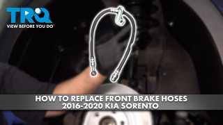 How to Replace Front Brake Hoses 2016-2020 Kia Sorento