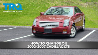 How to Change Oil 2003-2007 Cadillac CTS