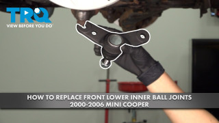 How to Replace Front Lower Inner Ball Joints 2000-2006 Mini Cooper