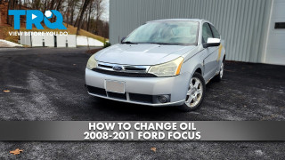 How to Change Oil 2008-2011 Ford Focus