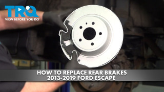 How to Replace Rear Brakes 2013-2019 Ford Escape