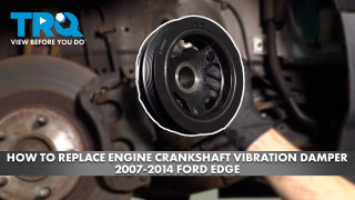 How to Replace Engine Crankshaft Vibration Damper 2007-2014 Ford Edge 35L V6