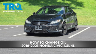 How to Change Oil 2016-2021 Honda Civic 15L 4L
