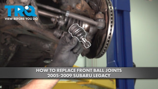 How to Replace Front Ball Joints 2005-2009 Subaru Legacy