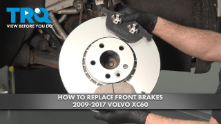 How to Replace Front Brakes 2009-2017 Volvo XC60