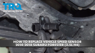 How to Replace Vehicle Speed Sensor 2014-2018 Subaru Forester 25L H4