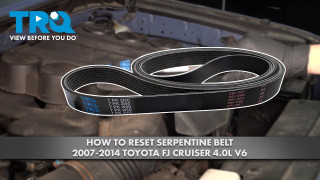 How to Replace Serpentine Belt 2007-2014 Toyota FJ Cruiser 40L V6